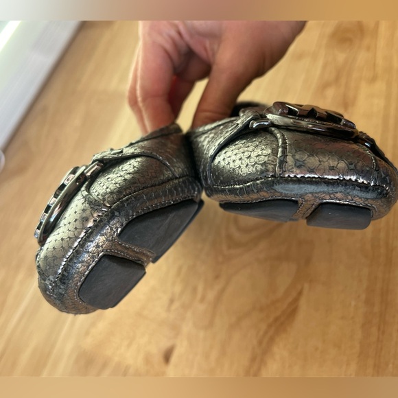 MICHAEL KORS Fulton Embossed Leather Moccasins - Picture 6 of 8